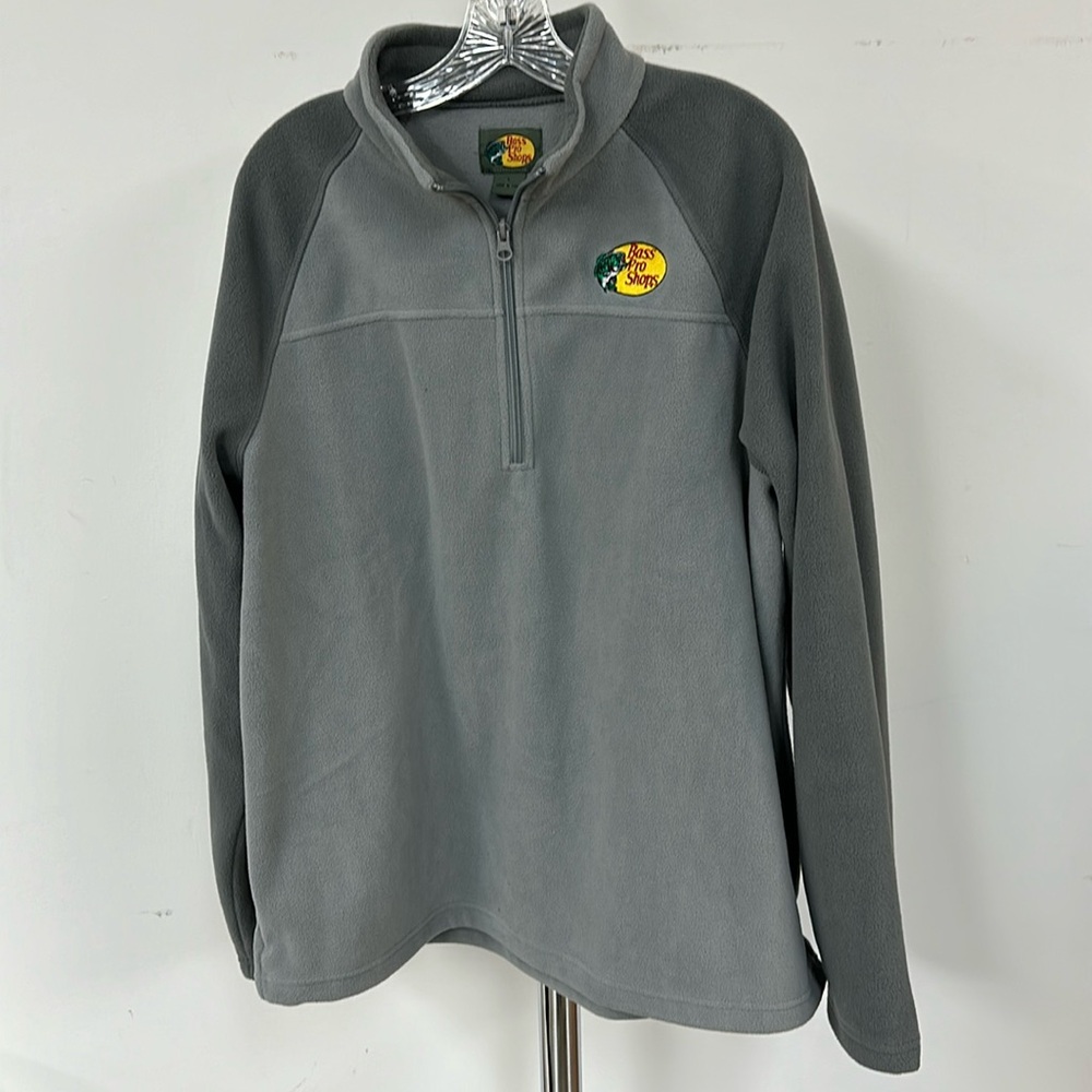 NEW MENS GREY BASS PRO SHOPS JACKET